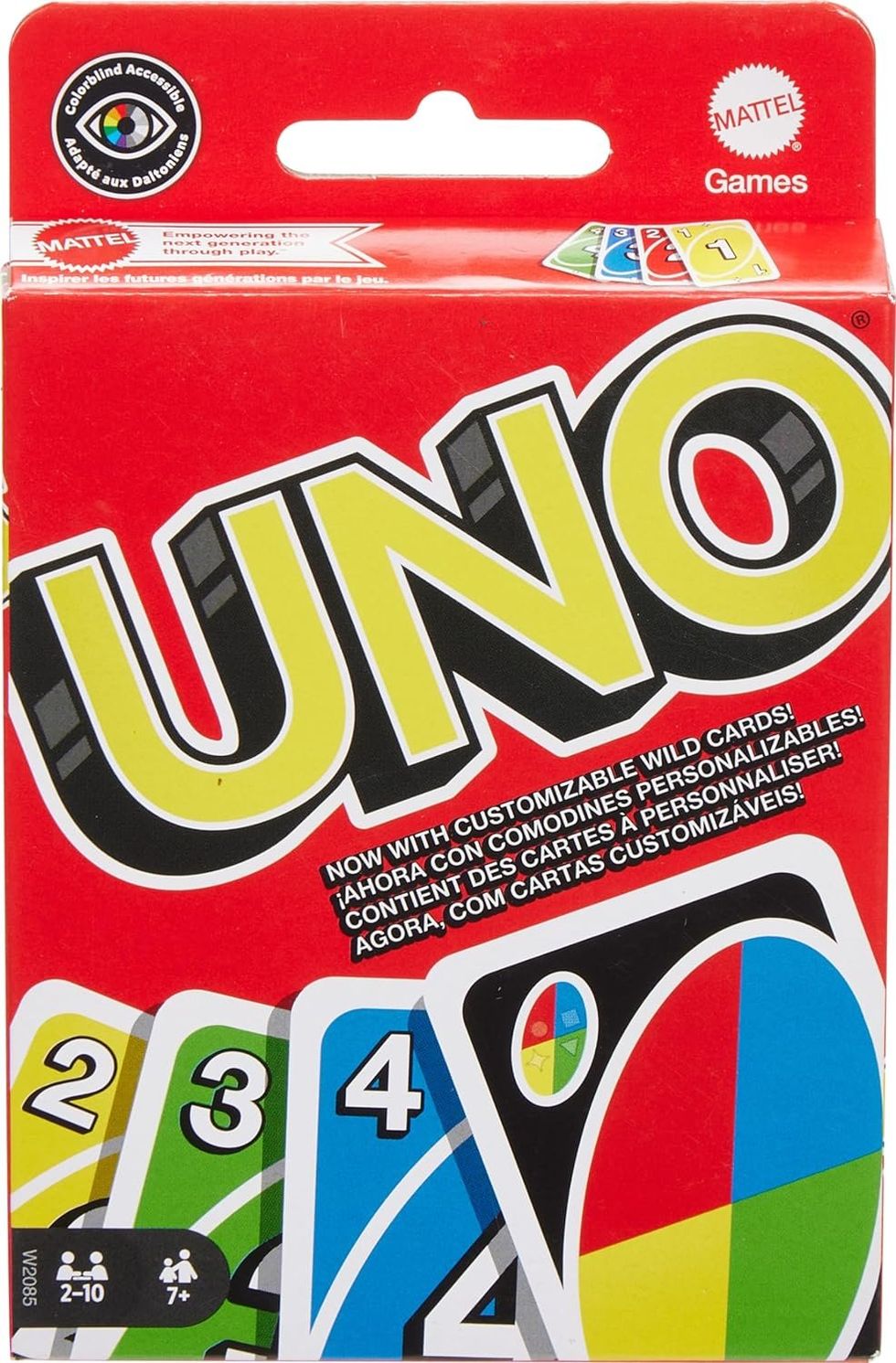 Un paquet de cartes Uno.