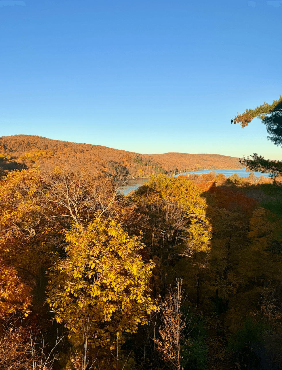 Un paysage automnal au Qu\u00e9bec.