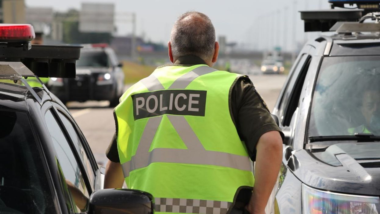 Un policier de la Sûreté du Québec (SQ).