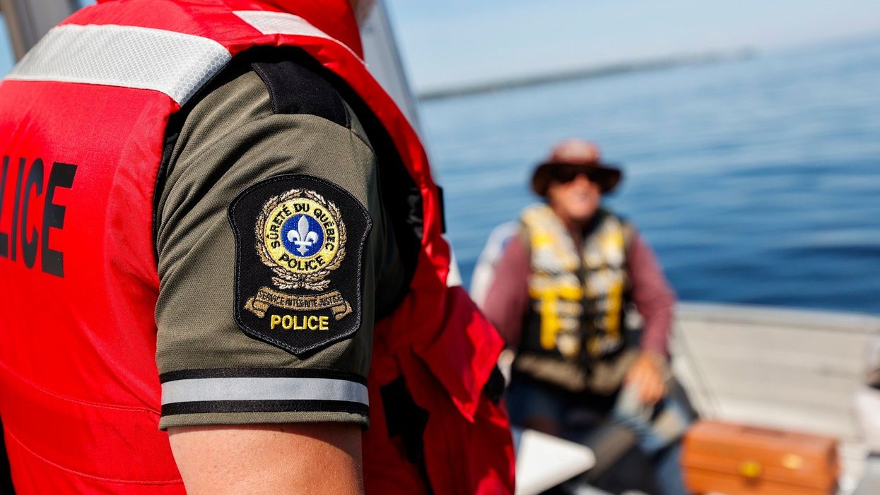 Un policier de la Sureté du Québec.