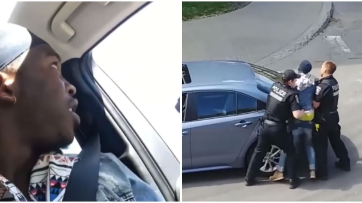 Un policier du SPVM interpelle cet homme et les gens trouvent ses questions intrusives (VIDÉO)