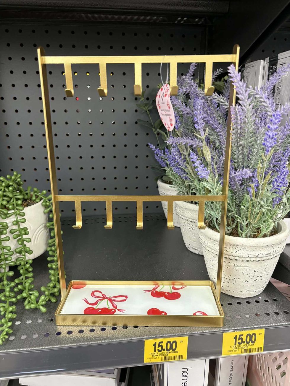 Un porte accessoires avec motif de cerises au Tigre G\u00e9ant.