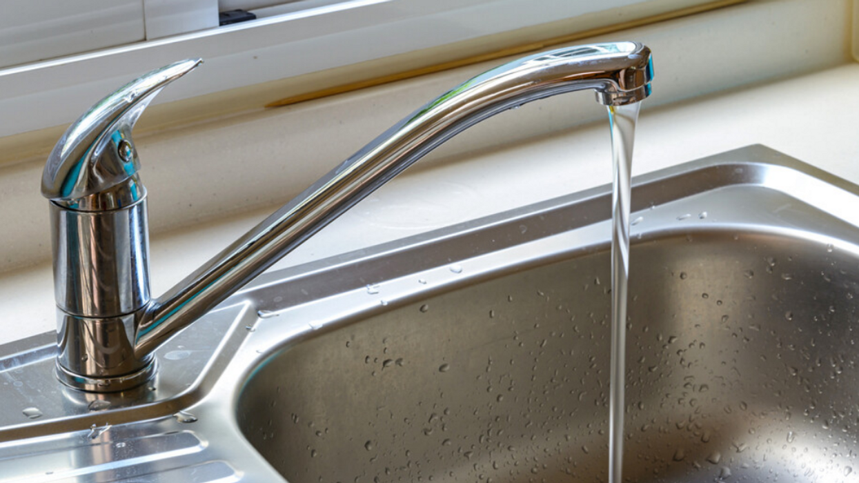 Un robinet d'eau.