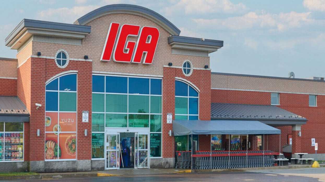 Un supermarché IGA