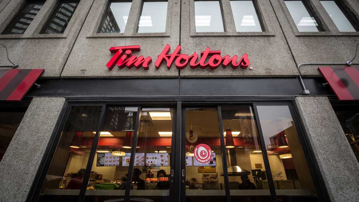 Un Tim Hortons.