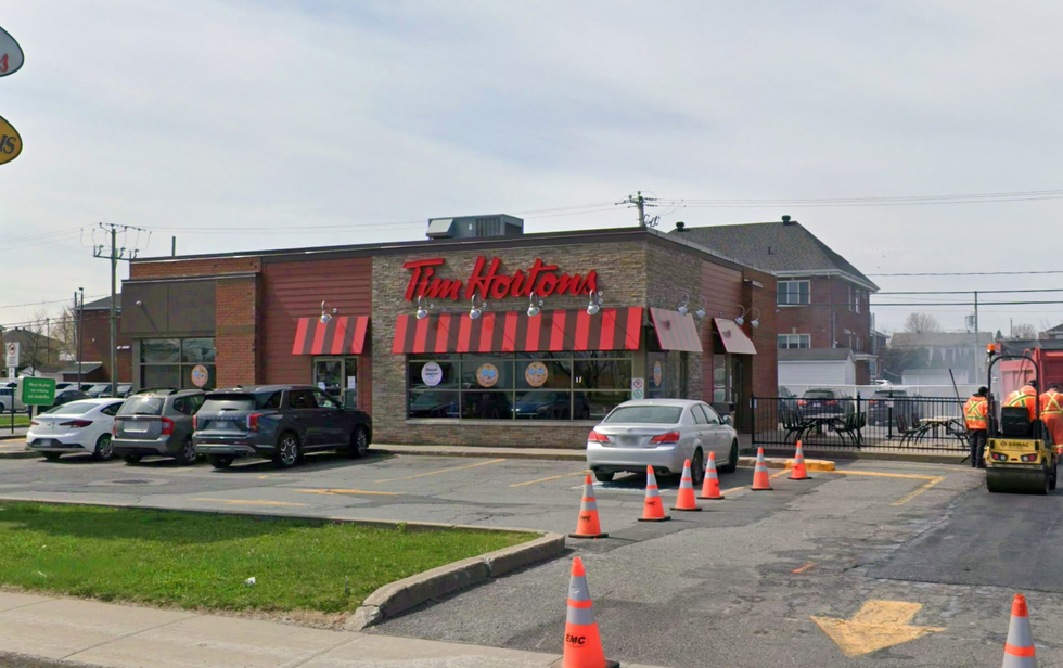 Un Tim Hortons.