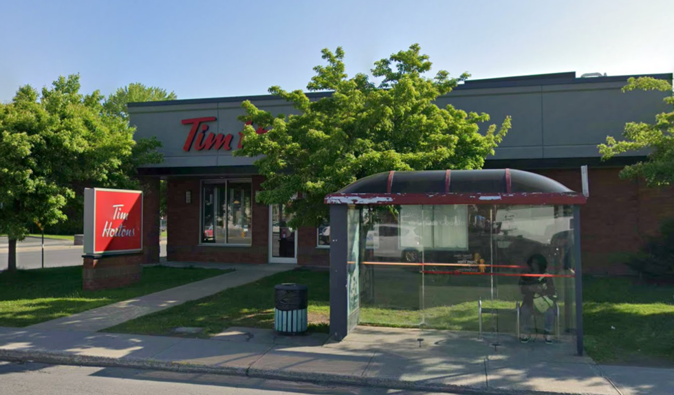Un Tim Hortons.
