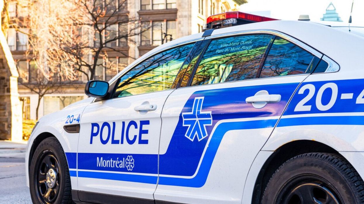 Un véhicule du Service de police de la Ville de Montréal (SPVM).