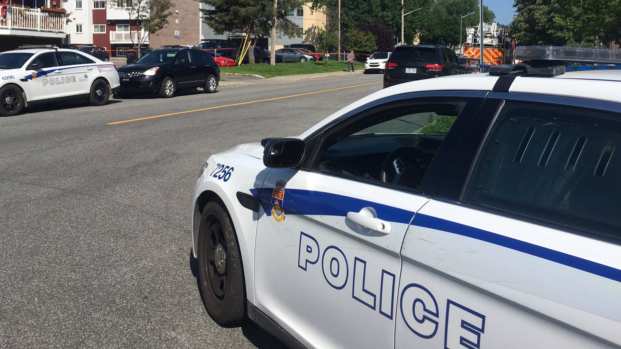 Un véhicule explose à cause d'une bonbonne de gaz à Québec