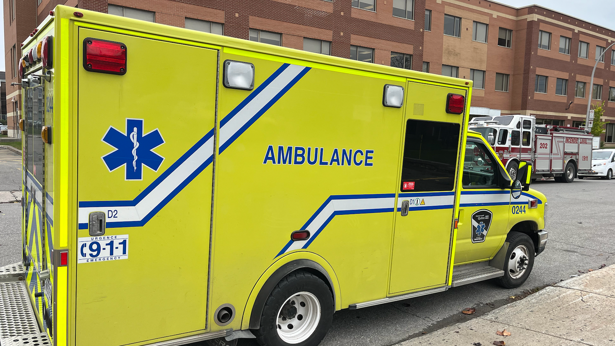 Une ambulance au Québec.