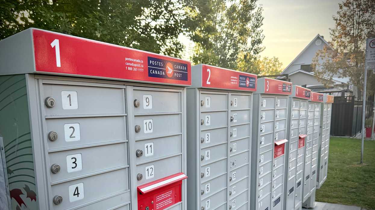 Une boite postale.