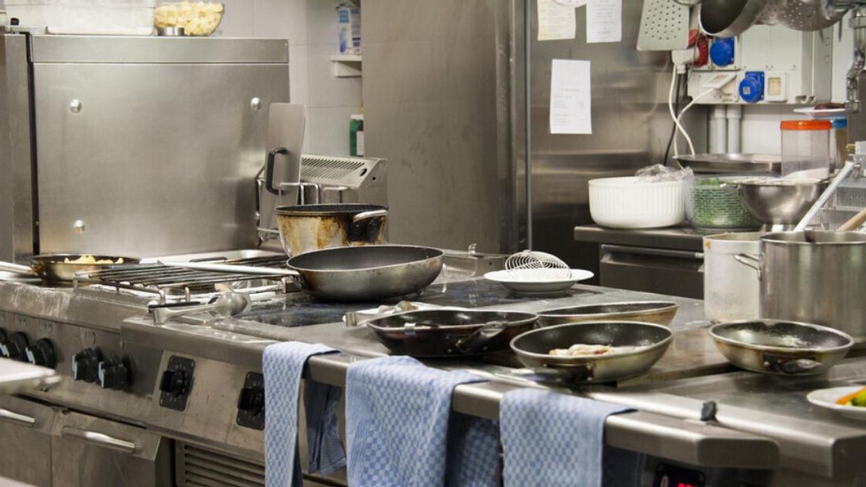 Une cuisine professionnelle.