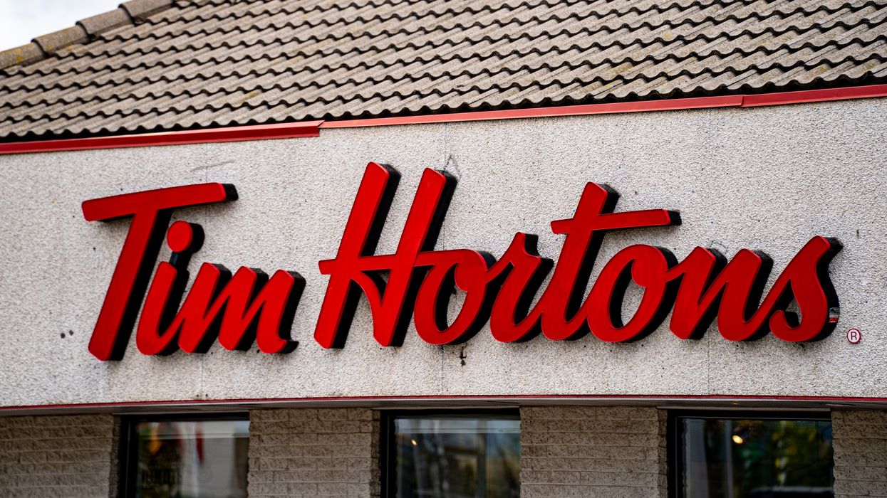 Une devanture d'un Tim Hortons