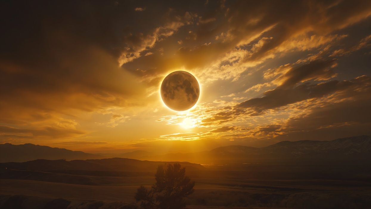 Une éclipse solaire.