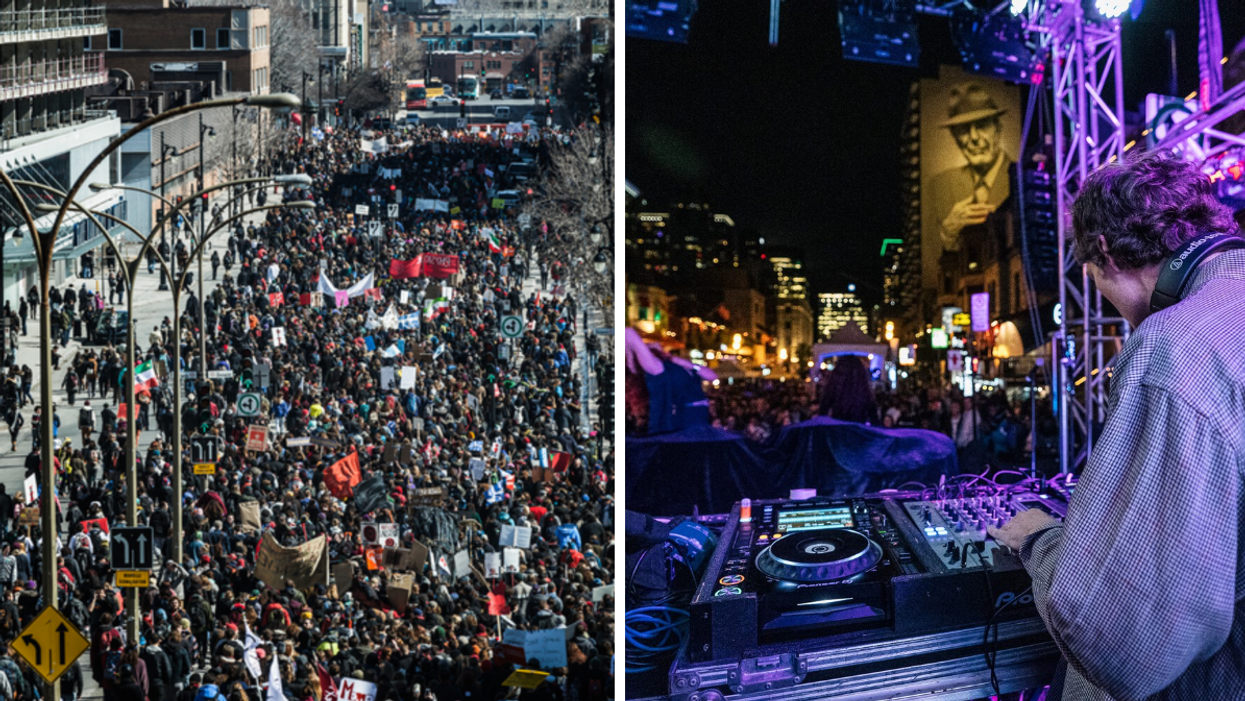 Une grosse manifestation pour « le droit de danser » est prévue aujourd'hui à Montréal