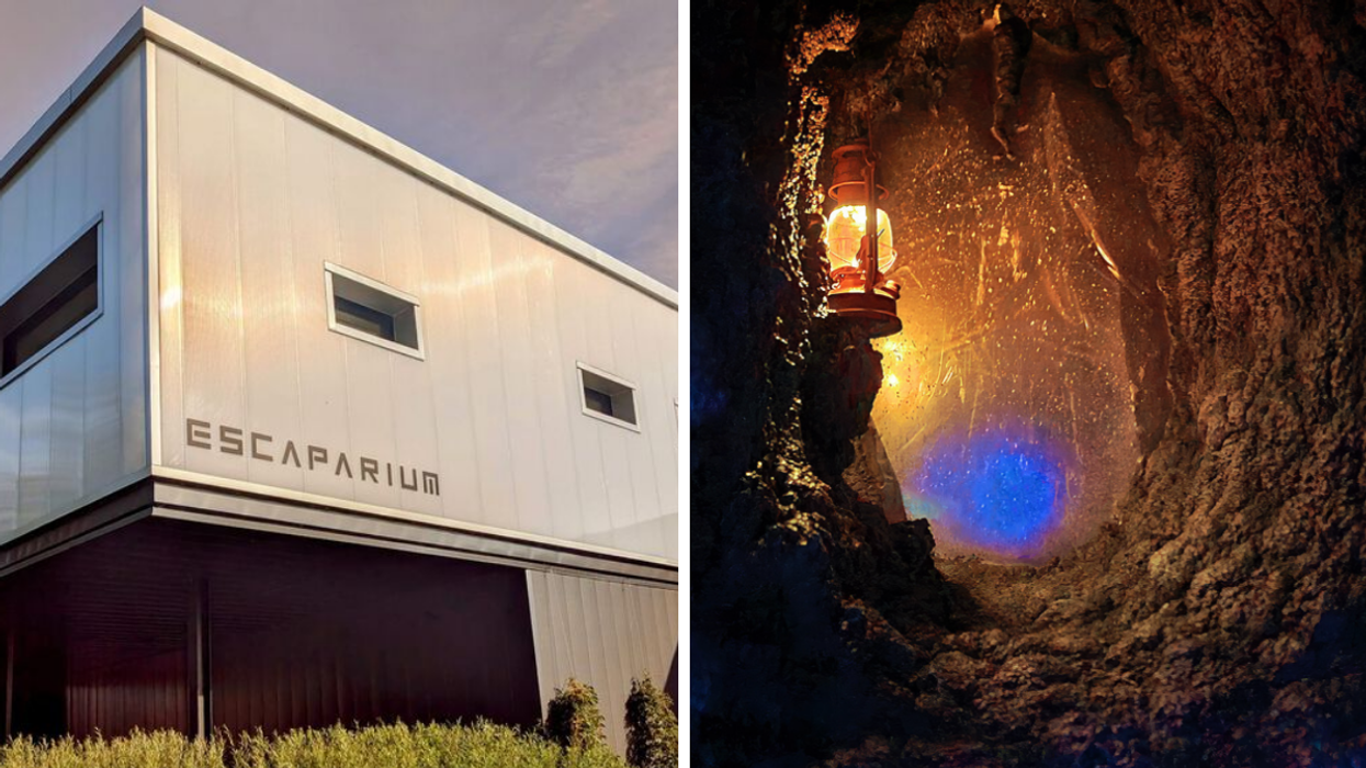 Une grotte représentant le nouveau jeu d'évasion d'Escaparium.