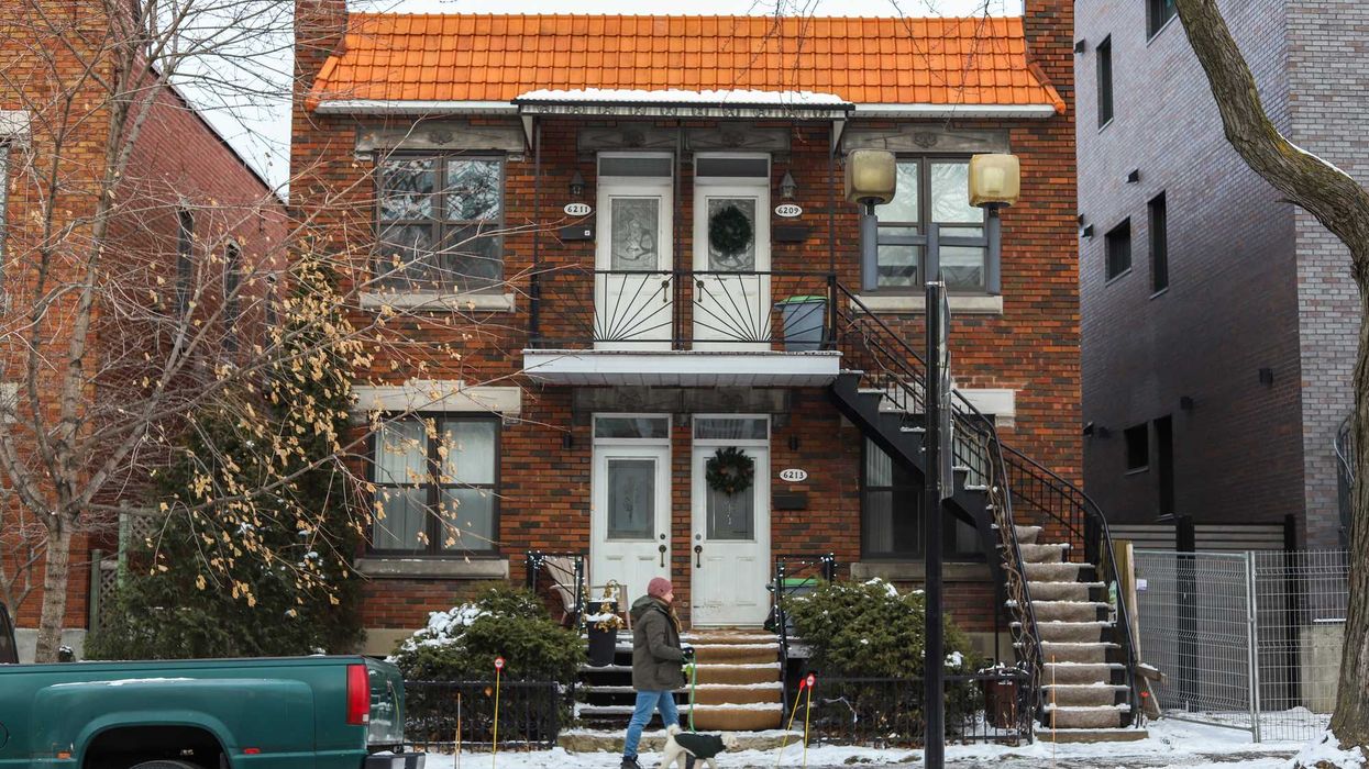 Une maison à Montréal.