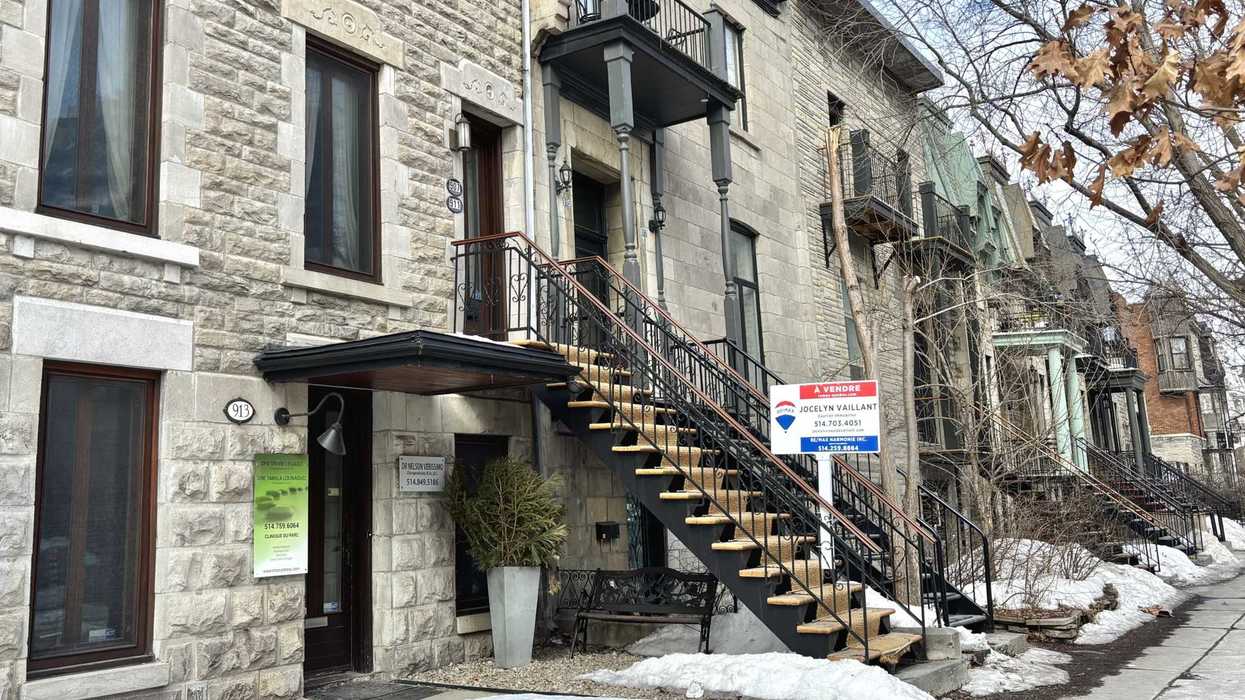 Une maison à vendre.