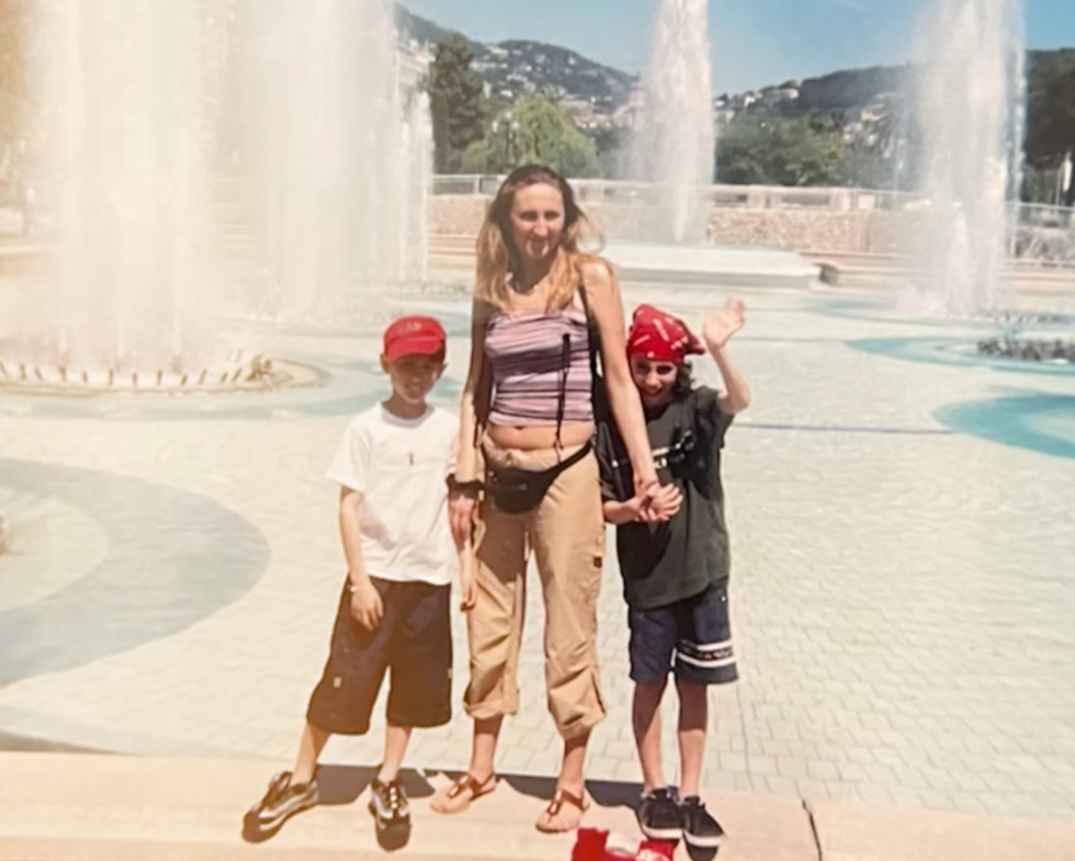 Une photo d'Aleksa d'OD et sa famille.