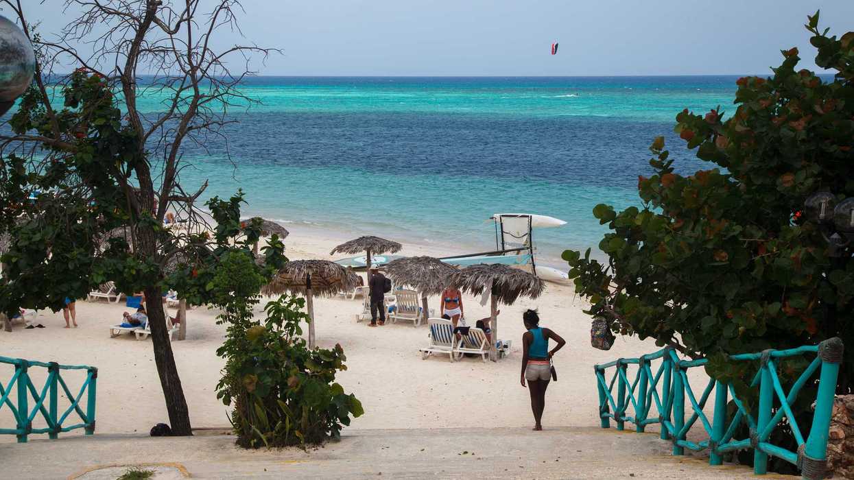 Une plage à Cuba.