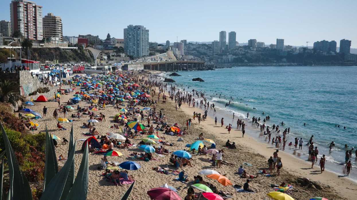 Une plage au Chili.