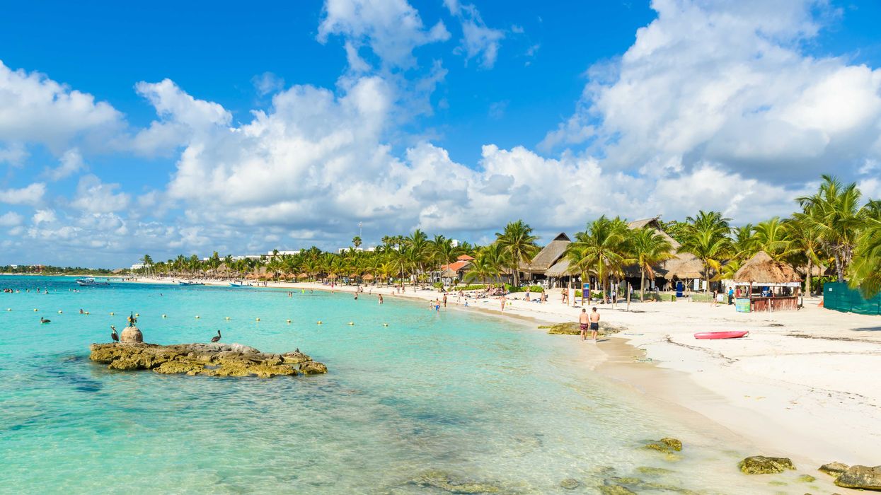 Une plage au Mexique.