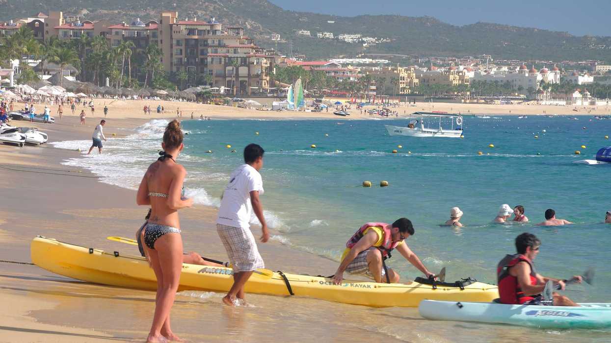 Une plage au Mexique.