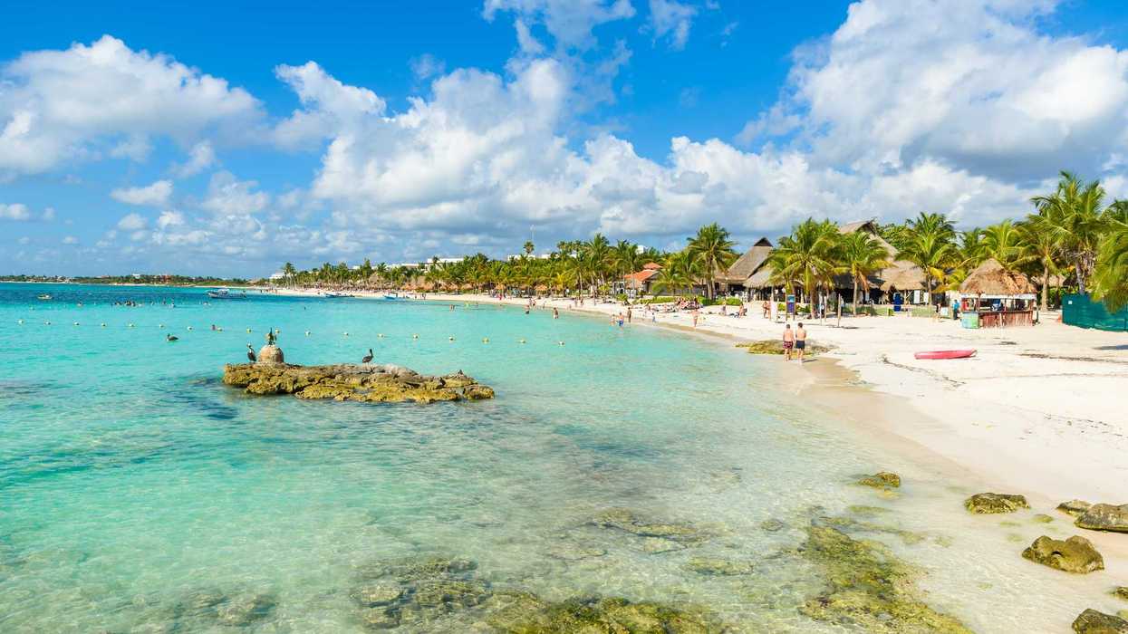 Une plage au Mexique.