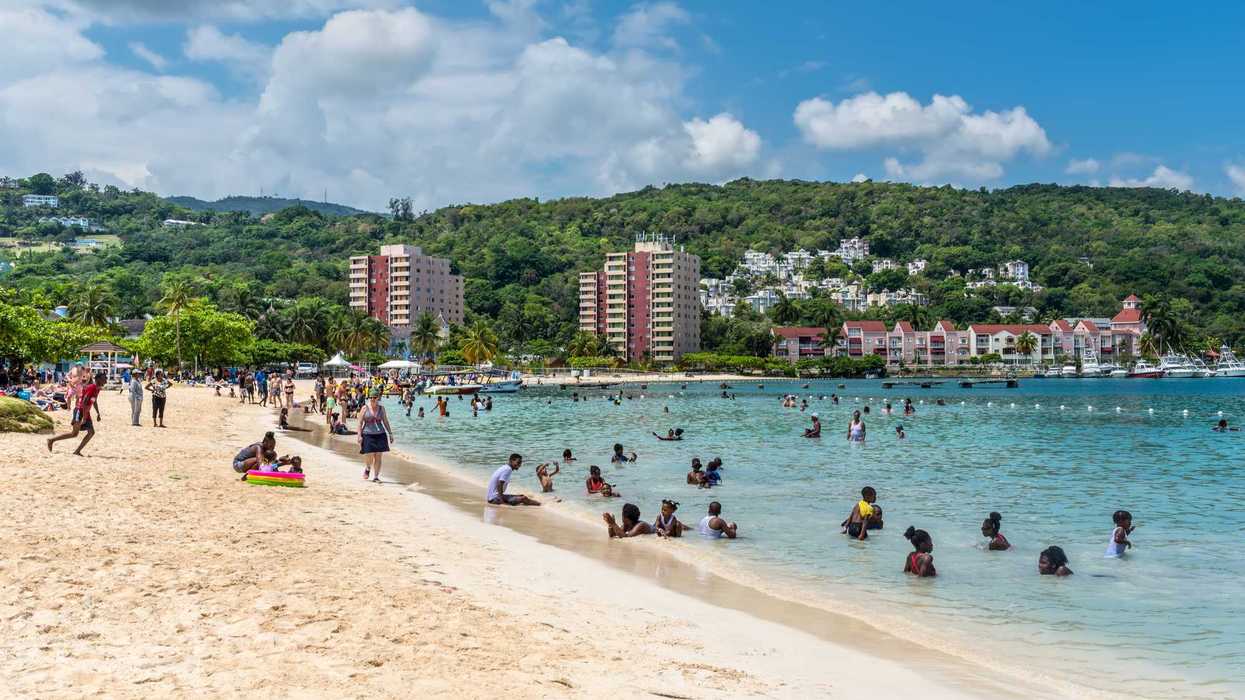 Une plage de Jamaïque.