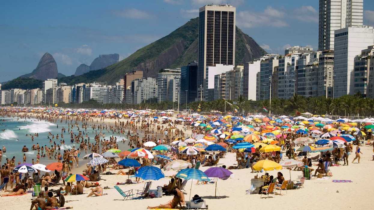 Une plage du Brésil.