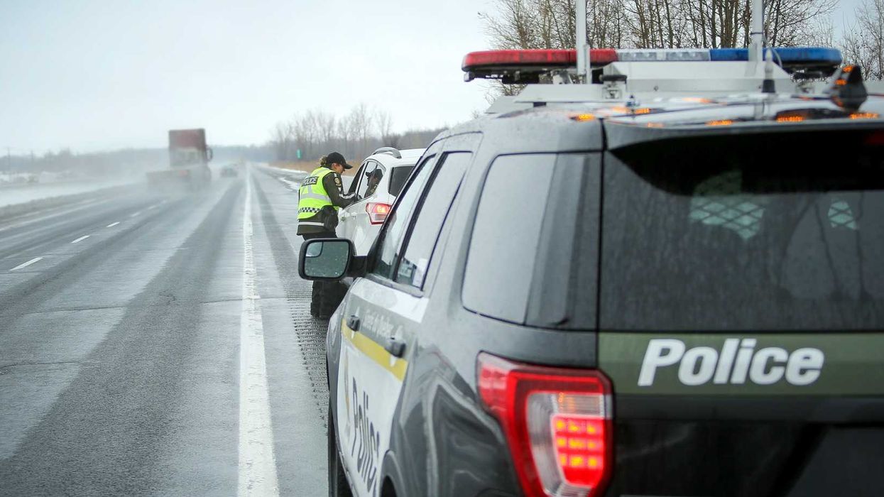 Une policière de la SQ.
