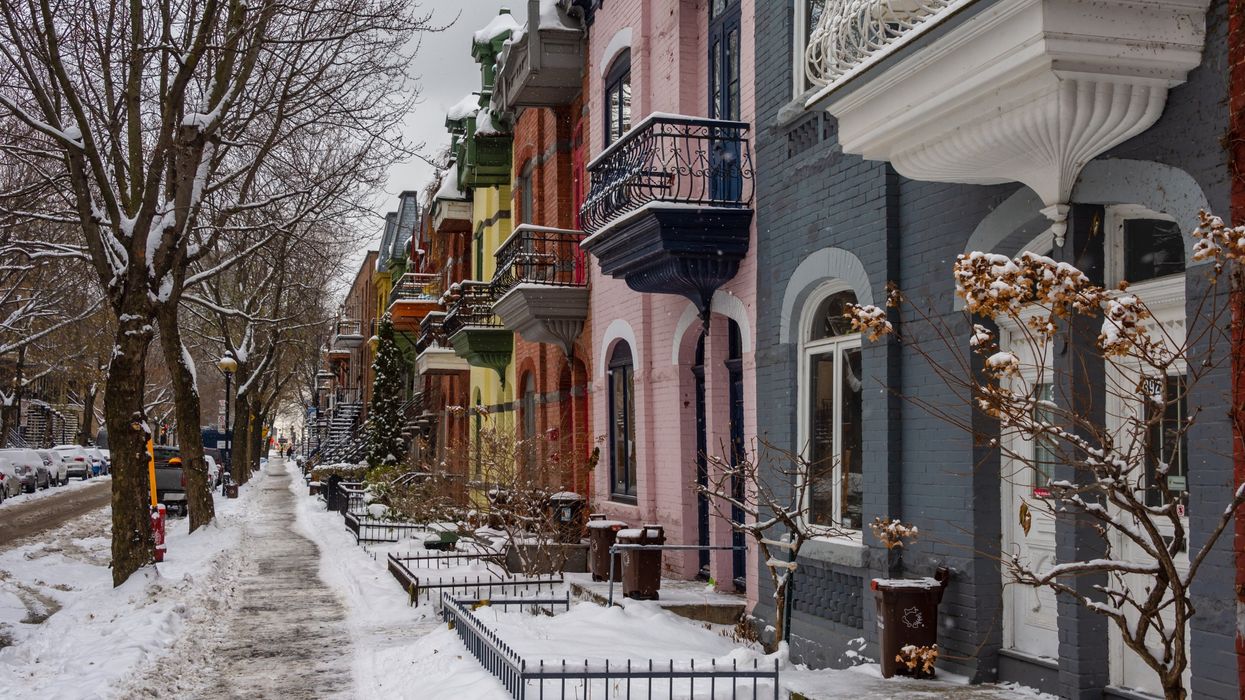 Une rue de Montréal.