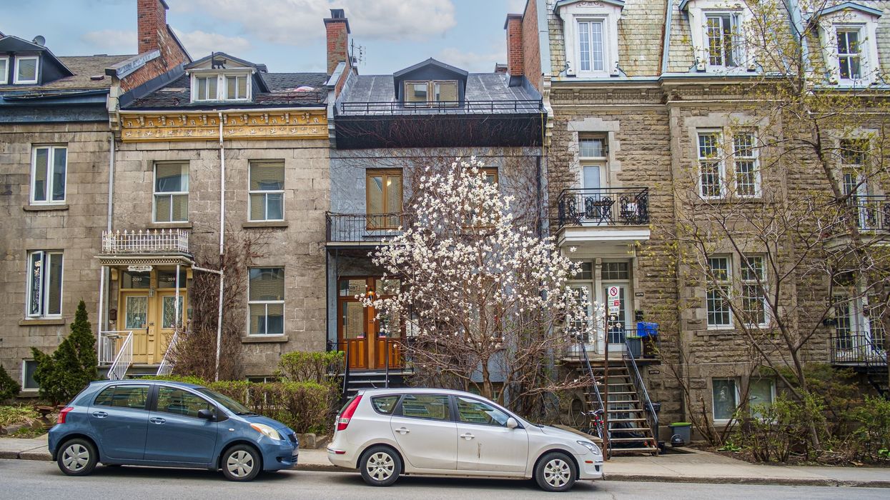 Une rue de Montréal.