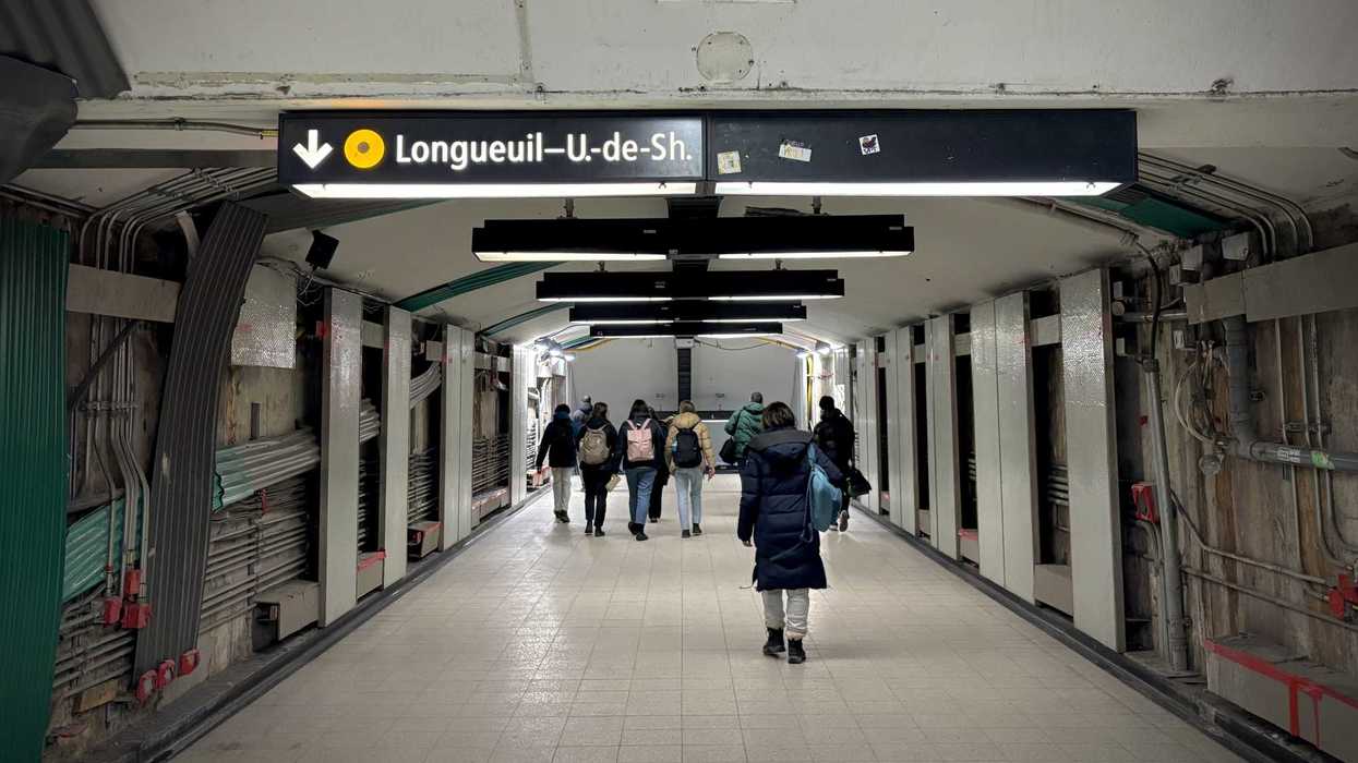 Une station de Métro.