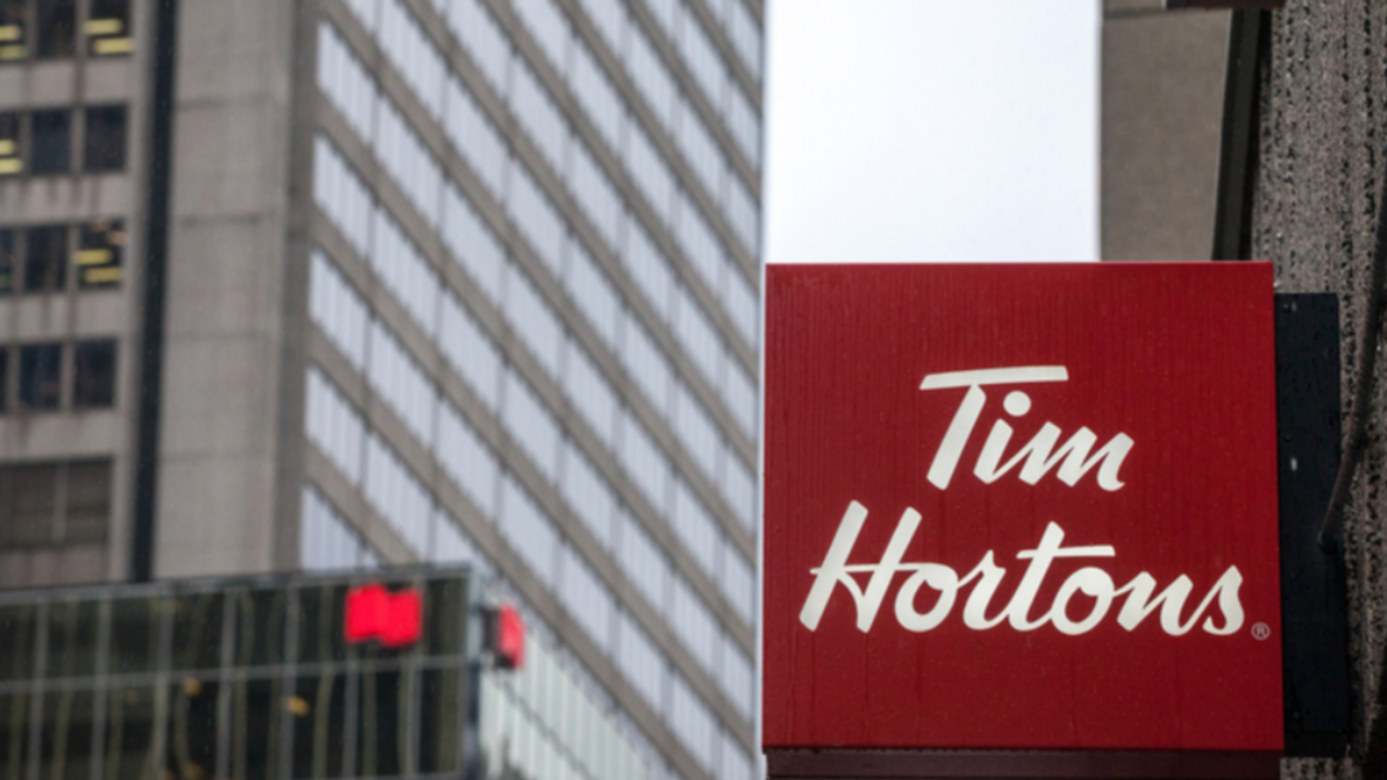 Une succursale de Tim Hortons à Montréal.