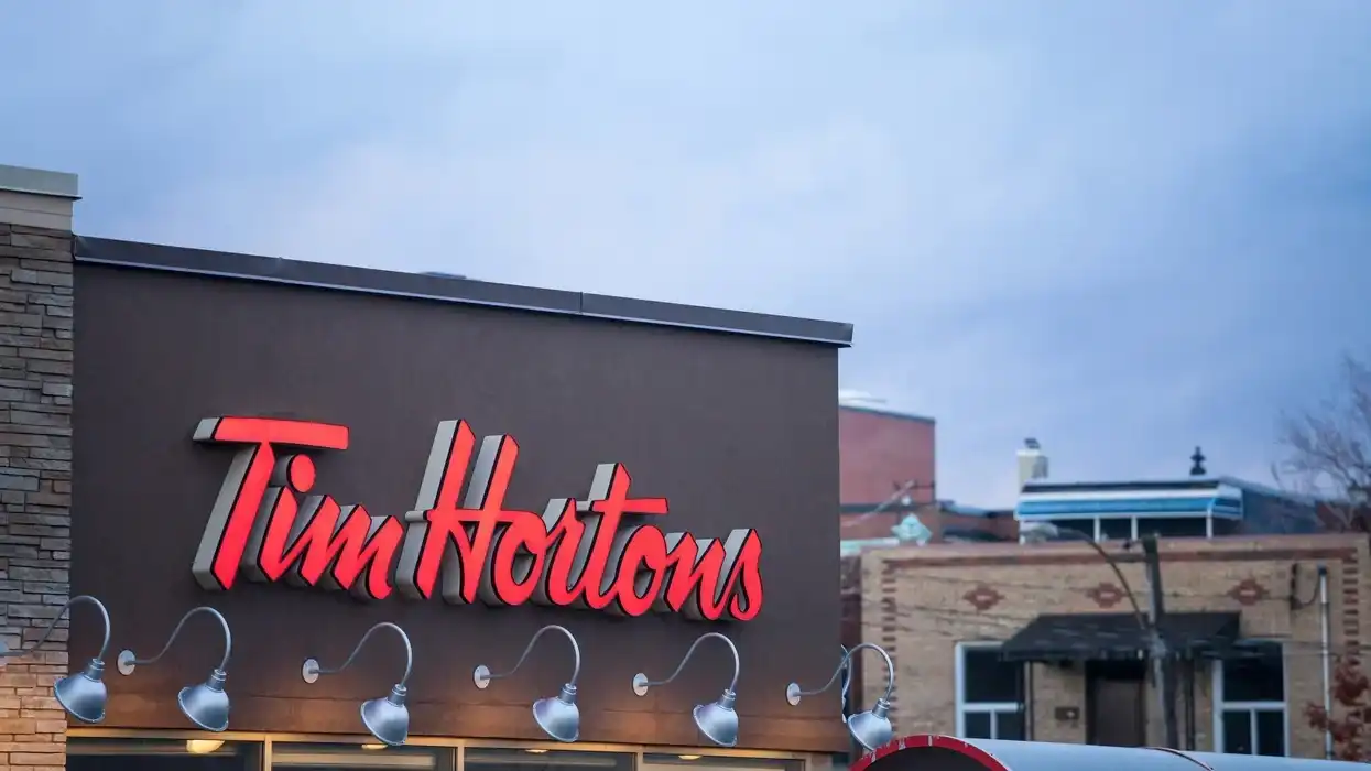 Une succursale Tim Hortons.