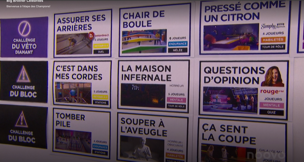 Une vid\u00e9o partag\u00e9e par Big Brother C\u00e9l\u00e9brit\u00e9s d\u00e9voile les challenges.