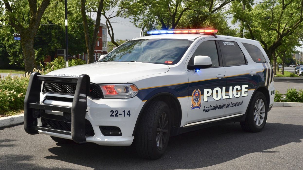 Une voiture de police de Longueuil.
