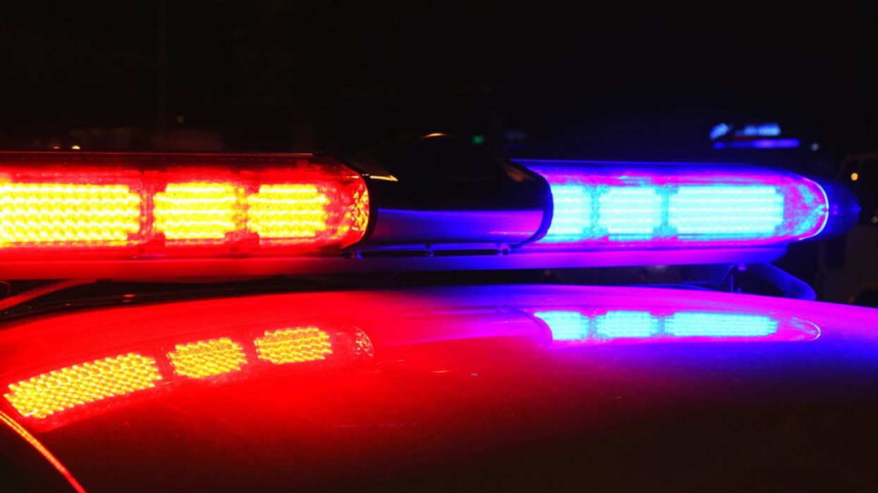 Une voiture de police.