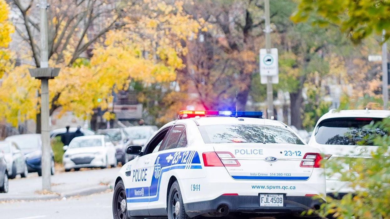 Une voiture du SPVM.
