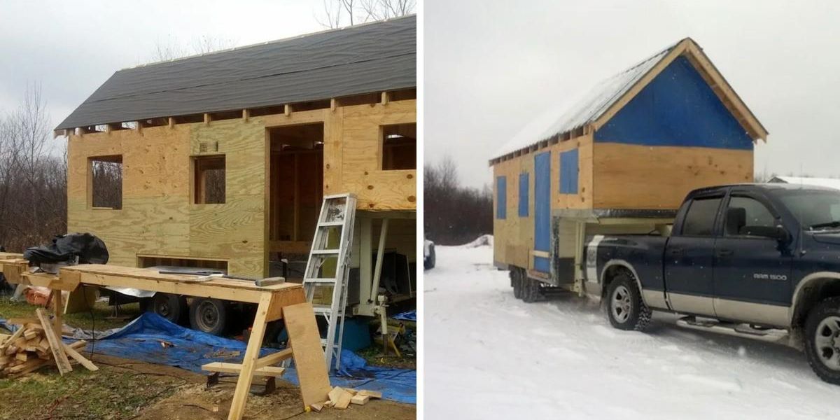 This Mobile Tiny House In Ontario Is On Sale For $10K But It Needs Some