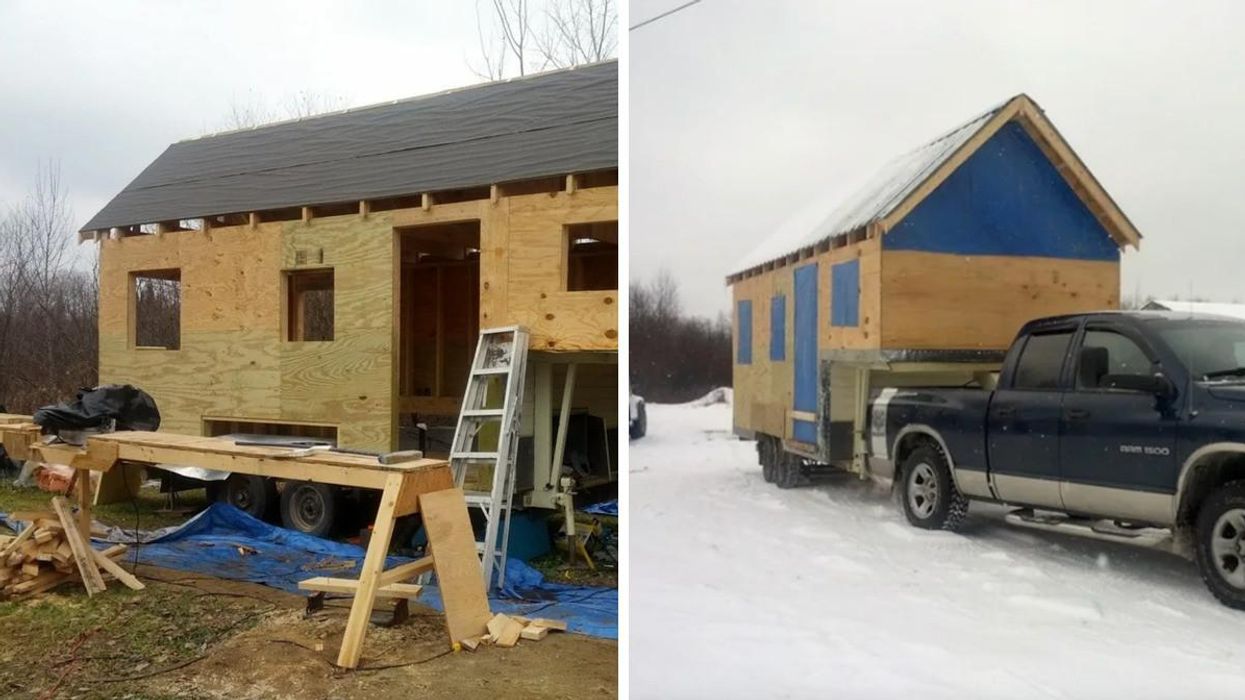 This Mobile Tiny House In Ontario Is On Sale For $10K But It Needs Some