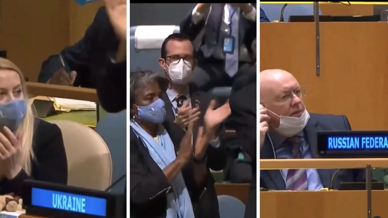 United Nations members vote to condemn Russia's attack on Ukraine.
