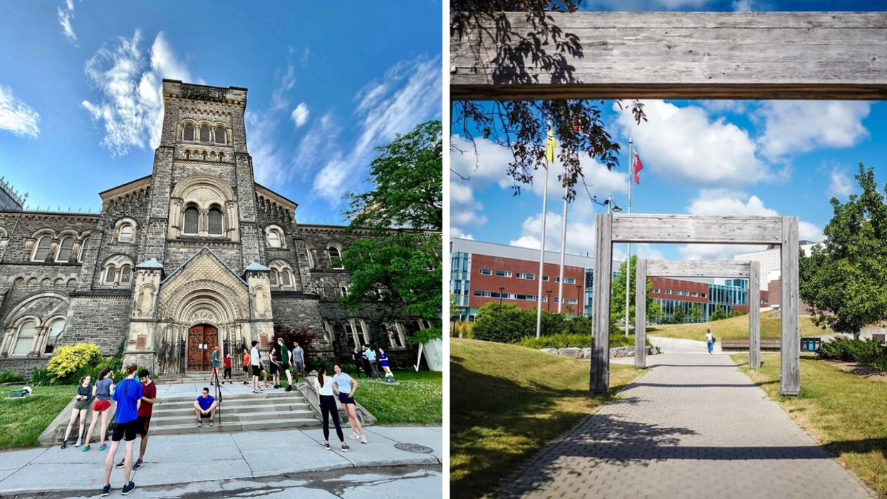 University of Toronto. Right: University of Waterloo.