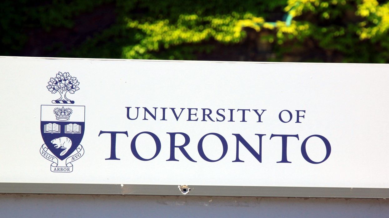 university of toronto sign on campus