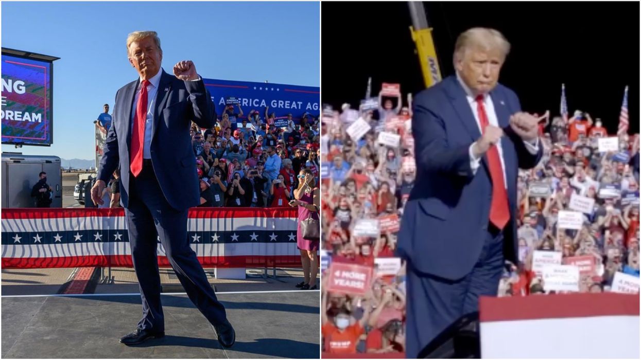 US Election 2020: Trump Shared A New Campaign Video & It's 2 Whole Minutes Of Him Dancing