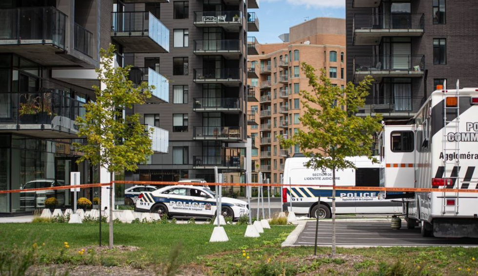 V\u00e9hicules d'urgence sur place \u00e0 Brossard