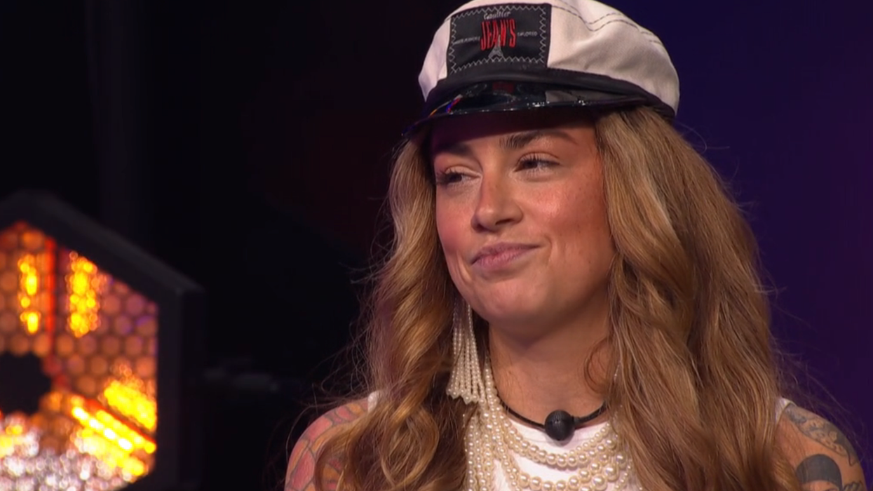 Valérie Roberts, lors de son éviction à Big Brother Célébrités.