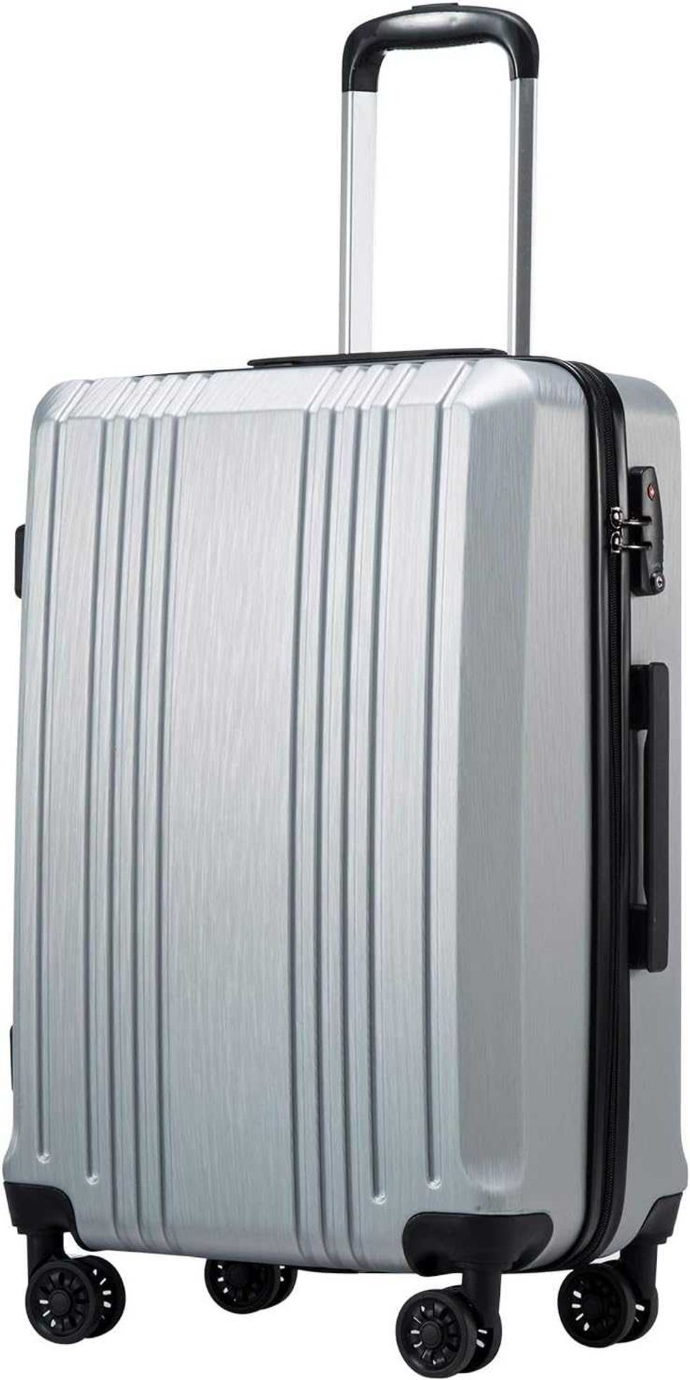 Valise cabine Coolife en polycarbonate et ABS en rabais sur Amazon Canada.