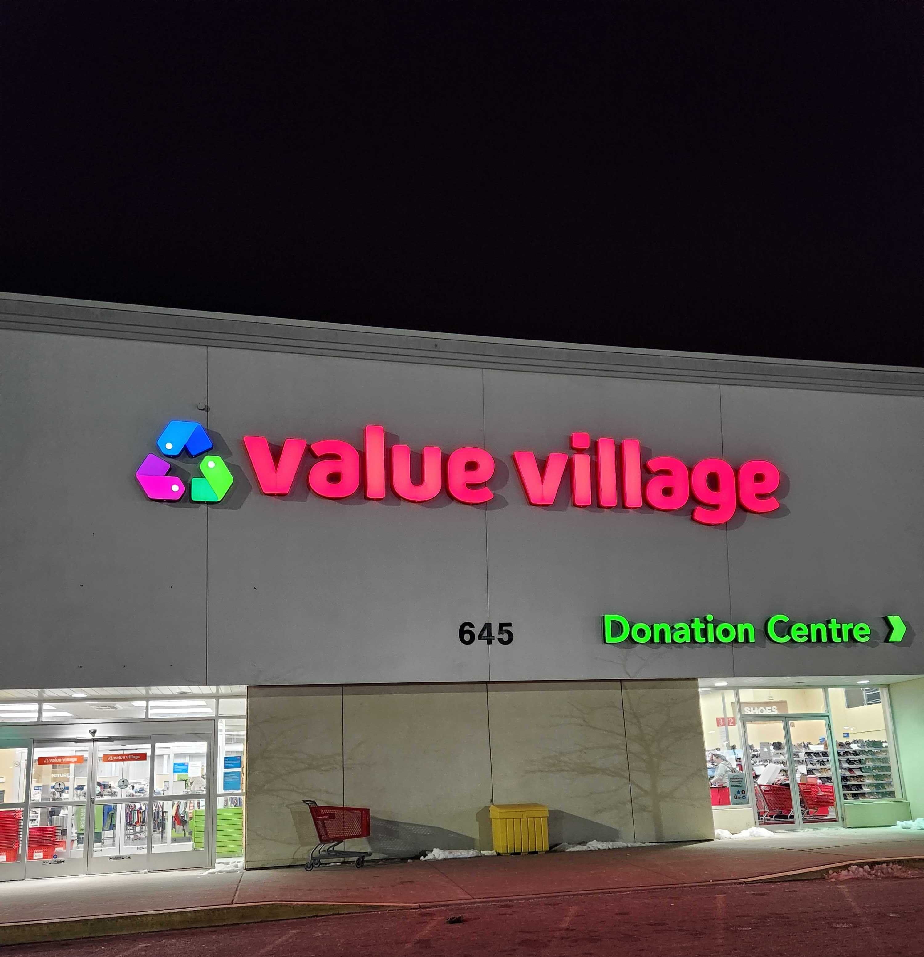Value Village in Pickering.